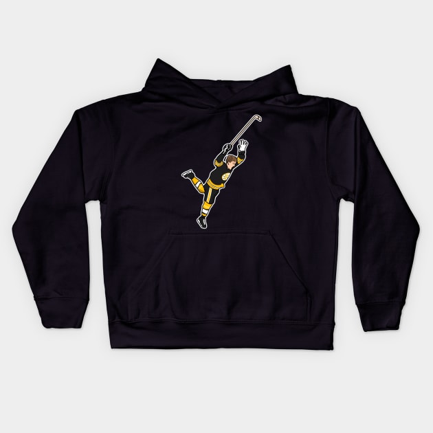 Flying goal bobby Kids Hoodie by Seeyaseiya